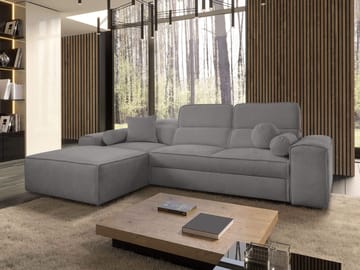 Vitoran 3-sits Bäddsoffa med Divan Vänstervänd - Mörkgrå - Möbler - Soffa - Bäddsoffa
