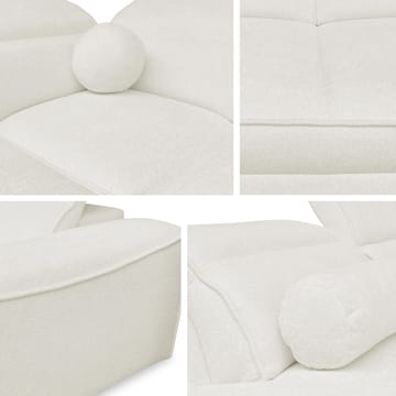 Vitoran 3-sits Bäddsoffa med Schäslong Högervänd - ljusgrå - Möbler - Soffa - Bäddsoffa