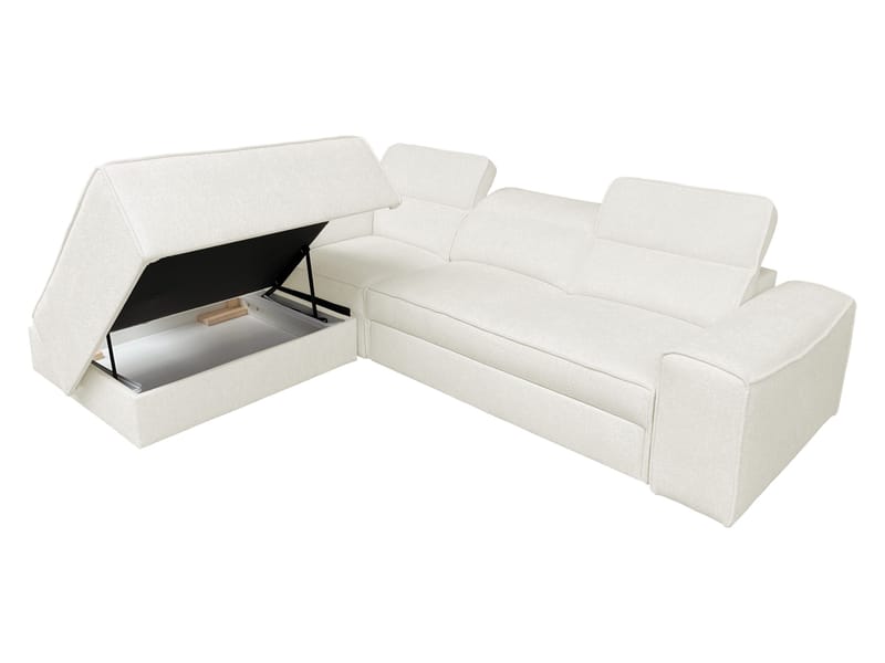 Vitoran 3-sits Bäddsoffa med Schäslong Högervänd - ljusgrå - Möbler - Soffa - Bäddsoffa