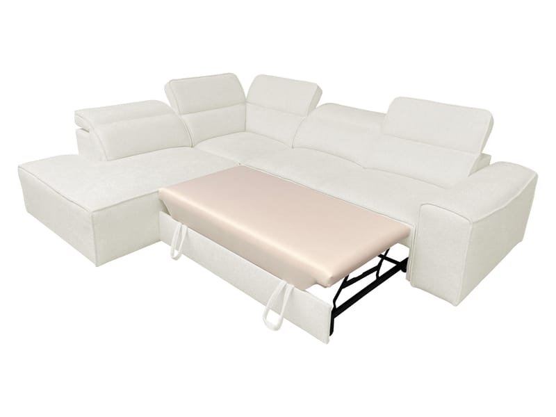 Vitoran 3-sits Bäddsoffa med Schäslong Vänstervänd - ljusgrå - Möbler - Soffa - Bäddsoffa
