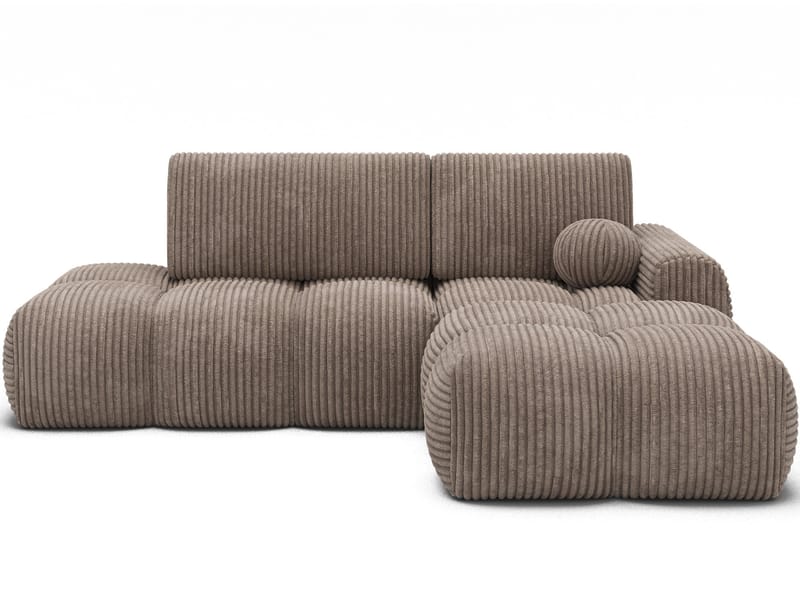 Vittario 3-sits Bubblig Bäddsoffa med Divan och förvaring Höger - Modullo 20 - Möbler - Soffa - Bäddsoffa