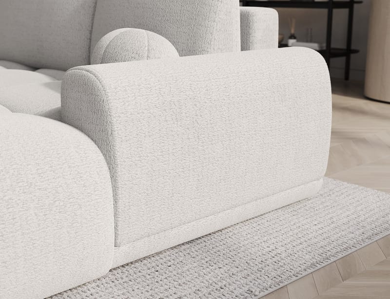 Vittario 3-sits Bubblig Bäddsoffa med Divan och förvaring Höger - Royal 01 - Möbler - Soffa - Bäddsoffa