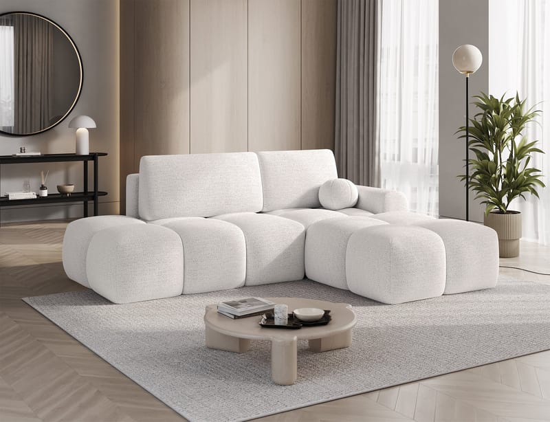 Vittario 3-sits Bubblig Bäddsoffa med Divan och förvaring Höger - Royal 01 - Möbler - Soffa - Bäddsoffa