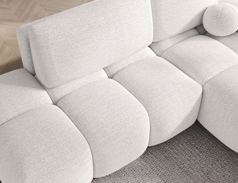 Vittario 3-sits Bubblig Bäddsoffa med Divan och förvaring Höger - Royal 01 - Möbler - Soffa - Bäddsoffa