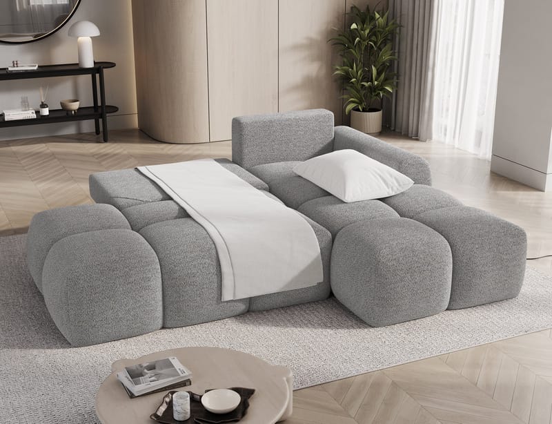 Vittario 3-sits Bubblig Bäddsoffa med Divan och förvaring Höger - Royal 04 - Möbler - Soffa - Bäddsoffa