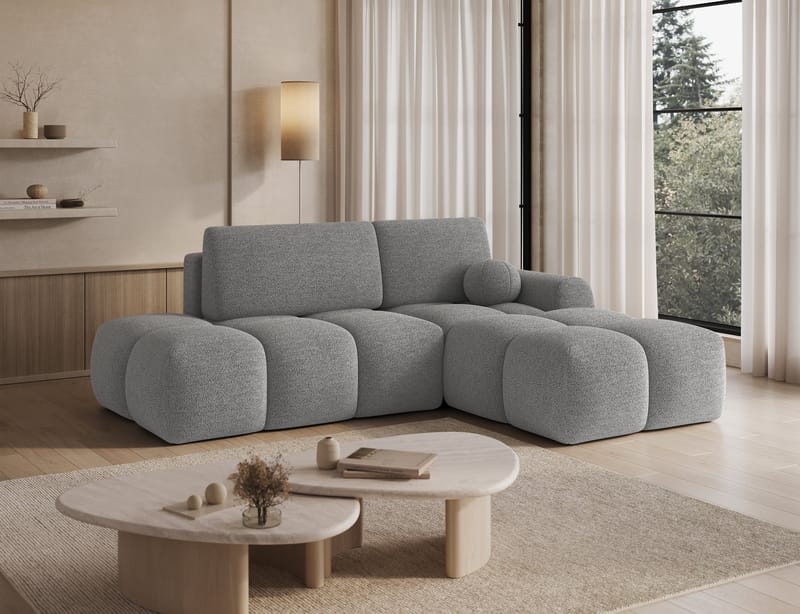 Vittario 3-sits Bubblig Bäddsoffa med Divan och förvaring Höger - Royal 04 - Möbler - Soffa - Bäddsoffa