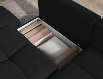 Vittario 3-sits Bubblig Bäddsoffa med Divan och förvaring Höger - Royal 05 - Möbler - Soffa - Bäddsoffa