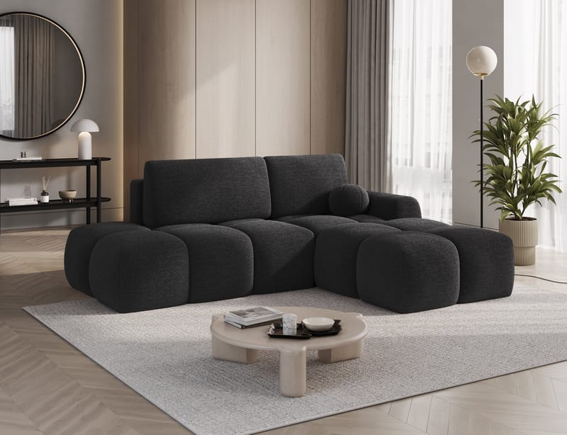 Vittario 3-sits Bubblig Bäddsoffa med Divan och förvaring Höger - Royal 05 - Möbler - Soffa - Bäddsoffa