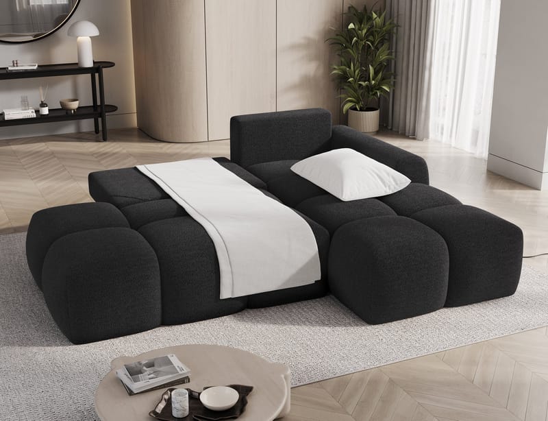 Vittario 3-sits Bubblig Bäddsoffa med Divan och förvaring Höger - Royal 05 - Möbler - Soffa - Bäddsoffa