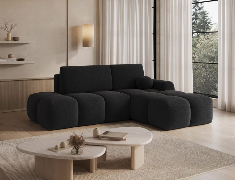 Vittario 3-sits Bubblig Bäddsoffa med Divan och förvaring Höger - Royal 05 - Möbler - Soffa - Bäddsoffa