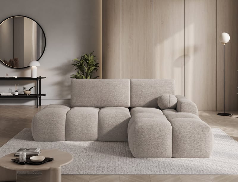 Vittario 3-sits Bubblig Bäddsoffa med Divan och förvaring Höger - Royal 18 - Möbler - Soffa - Bäddsoffa
