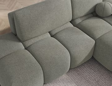 Vittario 3-sits Bubblig Bäddsoffa med Divan och förvaring Höger - Xillar 100 - Möbler - Soffa - Bäddsoffa