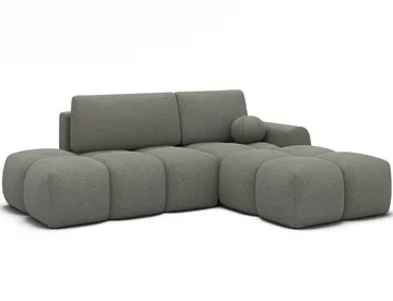 Vittario 3-sits Bubblig Bäddsoffa med Divan och förvaring Höger - Xillar 100 - Möbler - Soffa - Bäddsoffa