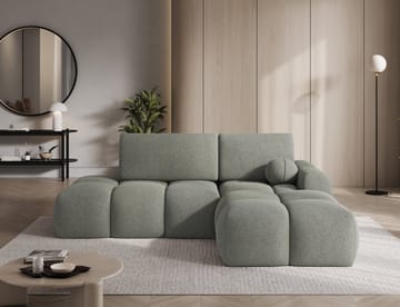 Vittario 3-sits Bubblig Bäddsoffa med Divan och förvaring Höger - Xillar 100 - Möbler - Soffa - Bäddsoffa