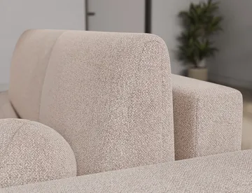 Vittario 3-sits Bubblig Bäddsoffa med Divan och förvaring Höger - Xillar 20 - Möbler - Soffa - Bäddsoffa