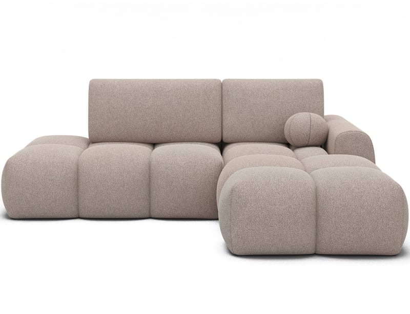 Vittario 3-sits Bubblig Bäddsoffa med Divan och förvaring Höger - Xillar 20 - Möbler - Soffa - Bäddsoffa