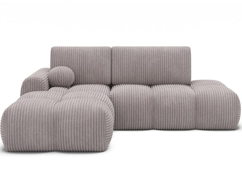 Vittario 3-sits Bubblig Bäddsoffa med Divan och förvaring Vänster - Modullo 03 - Möbler - Soffa - Bäddsoffa