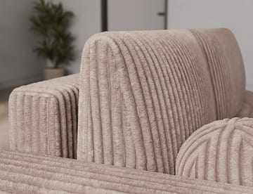 Vittario 3-sits Bubblig Bäddsoffa med Divan och förvaring Vänster - Modullo 20 - Möbler - Soffa - Bäddsoffa