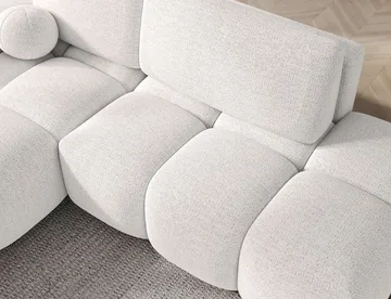 Vittario 3-sits Bubblig Bäddsoffa med Divan och förvaring Vänster - Royal 01 - Möbler - Soffa - Bäddsoffa
