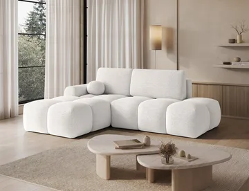 Vittario 3-sits Bubblig Bäddsoffa med Divan och förvaring Vänster - Royal 01 - Möbler - Soffa - Bäddsoffa