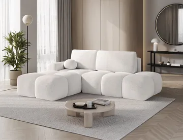 Vittario 3-sits Bubblig Bäddsoffa med Divan och förvaring Vänster - Royal 01 - Möbler - Soffa - Bäddsoffa