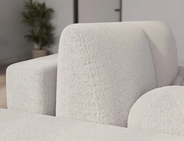 Vittario 3-sits Bubblig Bäddsoffa med Divan och förvaring Vänster - Royal 01 - Möbler - Soffa - Bäddsoffa
