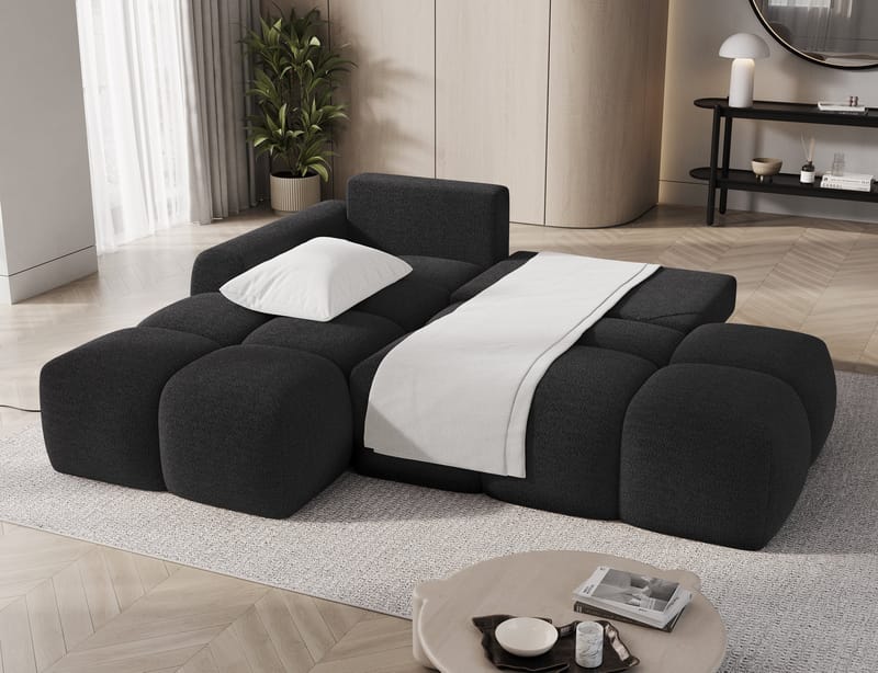 Vittario 3-sits Bubblig Bäddsoffa med Divan och förvaring Vänster - Royal 05 - Möbler - Soffa - Bäddsoffa