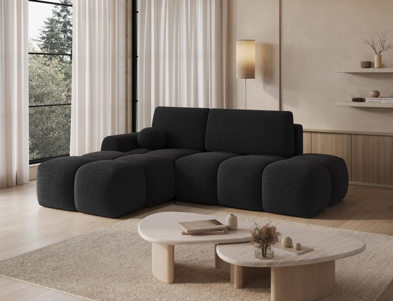 Vittario 3-sits Bubblig Bäddsoffa med Divan och förvaring Vänster - Royal 05 - Möbler - Soffa - Bäddsoffa