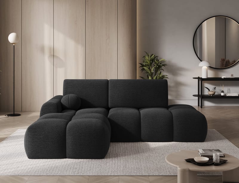 Vittario 3-sits Bubblig Bäddsoffa med Divan och förvaring Vänster - Royal 05 - Möbler - Soffa - Bäddsoffa