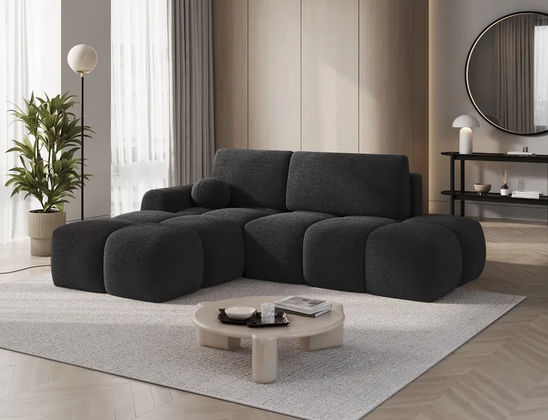 Vittario 3-sits Bubblig Bäddsoffa med Divan och förvaring Vänster - Royal 05 - Möbler - Soffa - Bäddsoffa