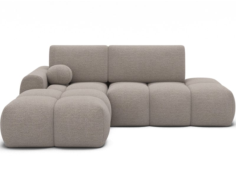 Vittario 3-sits Bubblig Bäddsoffa med Divan och förvaring Vänster - Royal 18 - Möbler - Soffa - Bäddsoffa
