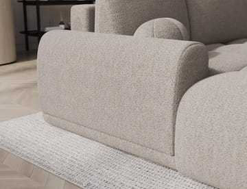 Vittario 3-sits Bubblig Bäddsoffa med Divan och förvaring Vänster - Royal 18 - Möbler - Soffa - Bäddsoffa