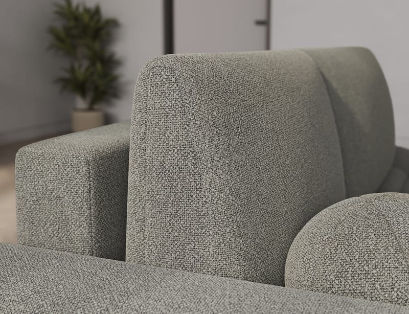 Vittario 3-sits Bubblig Bäddsoffa med Divan och förvaring Vänster - Xillar 100 - Möbler - Soffa - Bäddsoffa