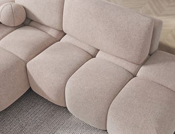 Vittario 3-sits Bubblig Bäddsoffa med Divan och förvaring Vänster - Xillar 20 - Möbler - Soffa - Bäddsoffa