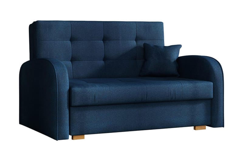 Viva Bäddsoffa 133x98x85 cm - Blå - Bäddsoffa - Bäddsoffa 2 sits - Sammetssoffa