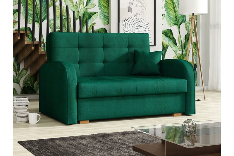Viva Bäddsoffa 133x98x85 cm - Grön - Möbler - Soffa - Bäddsoffa