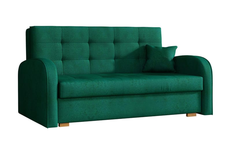 Viva Bäddsoffa 153x98x85 cm - Grön - Bäddsoffa - Bäddsoffa divan - Sammetssoffa