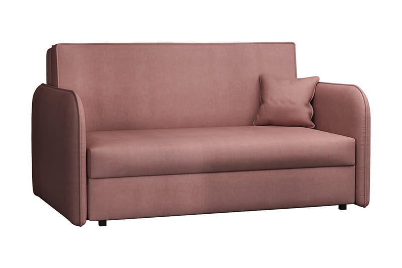 Viva Bäddsoffa - Rosa - Bäddsoffa - Sammetssoffa