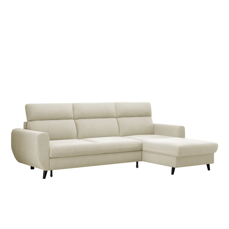 Vylon 3-sits Bäddsoffa med divan - beige - Möbler - Soffa - Bäddsoffa