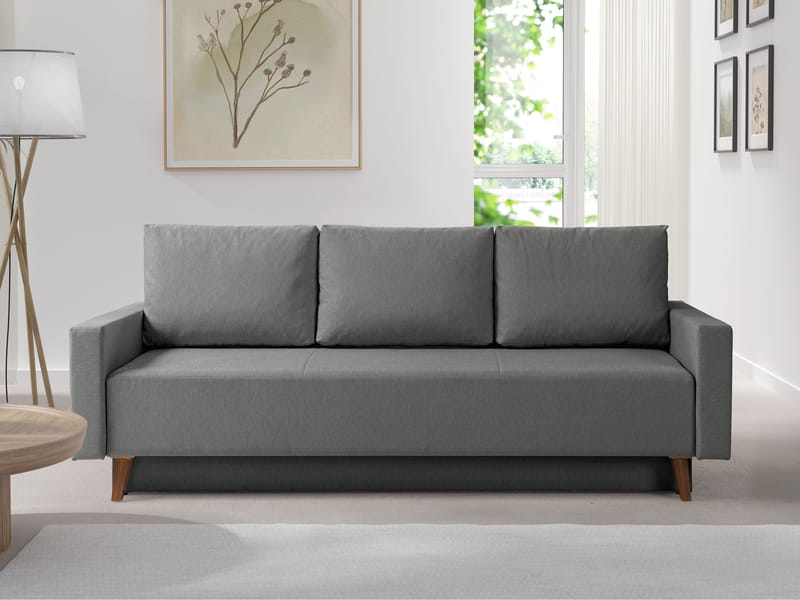 Waldsten 3-sits Bäddsoffa - Grå - Möbler - Soffa - Bäddsoffa