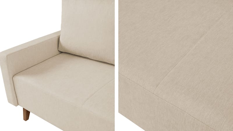 Waldsten 3-sits Bäddsoffa - Gul - Möbler - Soffa - Bäddsoffa