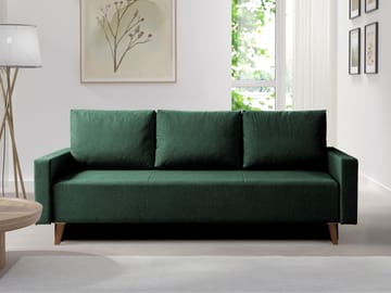 Waldsten 3-sits Bäddsoffa - Mörkgrön - Möbler - Soffa - Bäddsoffa