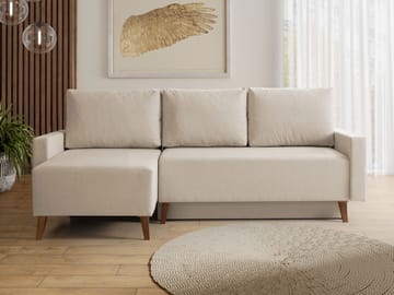 Waldsten 3-sits Bäddsoffa med Divan - Beige - Möbler - Soffa - Bäddsoffa