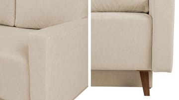 Waldsten 3-sits Bäddsoffa med Divan - Gul - Möbler - Soffa - Bäddsoffa