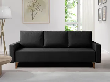 Waldsten 3-sits Bäddsoffa - Svart - Möbler - Soffa - Bäddsoffa