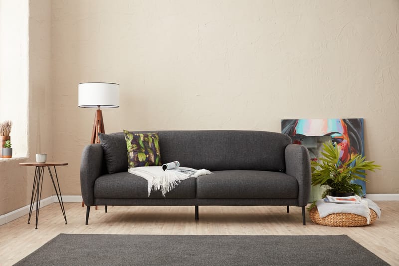 Wenus Bäddsoffa 3-sits 180x90 cm - Antracit - Möbler - Soffa - Bäddsoffa