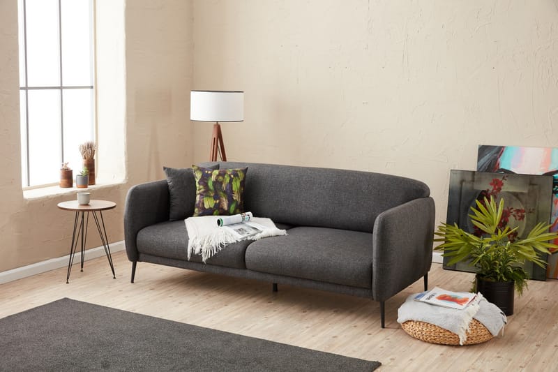 Wenus Bäddsoffa 3-sits 180x90 cm - Antracit - Bäddsoffa - Bäddsoffa 3 sits