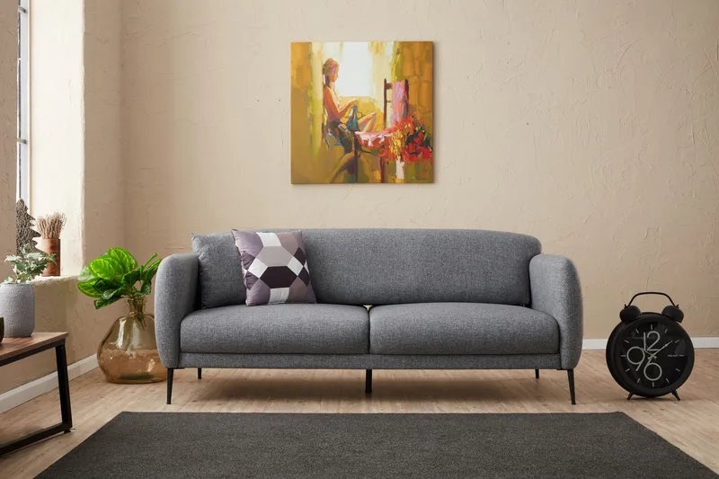 Wenus Bäddsoffa 3-sits 180x90 cm - Grå - Möbler - Soffa - Bäddsoffa