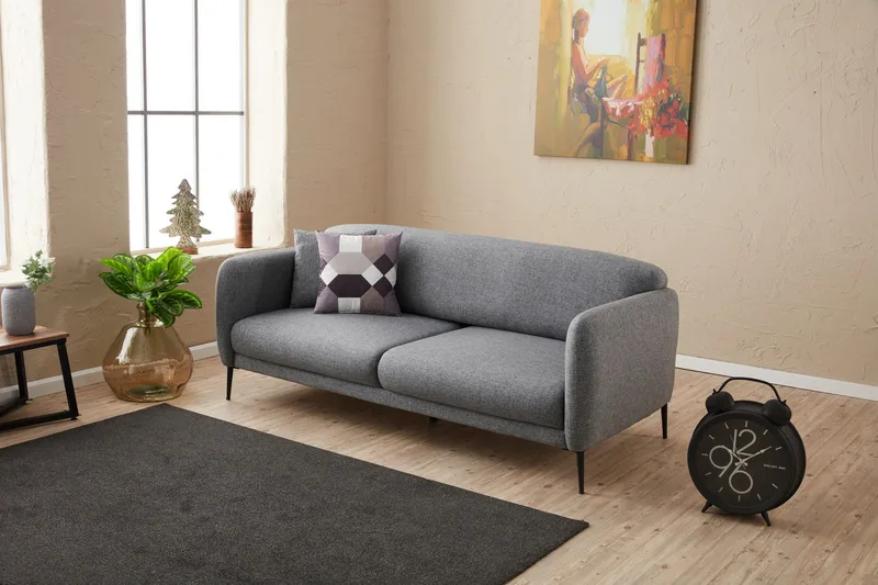 Wenus Bäddsoffa 3-sits 180x90 cm - Grå - Möbler - Soffa - Bäddsoffa