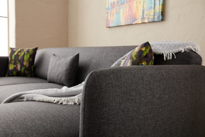 Wenus Divanbäddsoffa 3-sits - Antracit - Möbler - Soffa - Bäddsoffa